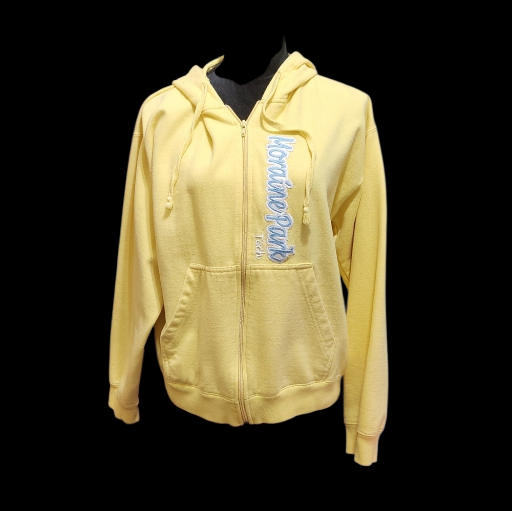 Moraine Park Technical College Full Zip Yellow Hoodie